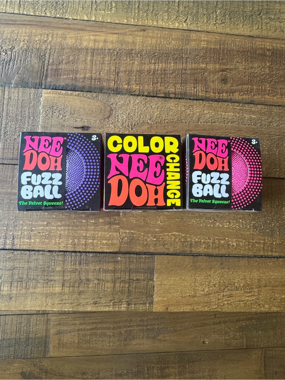 NeeDoh Fuzz Ball, color change Bundle AUTHENTIC